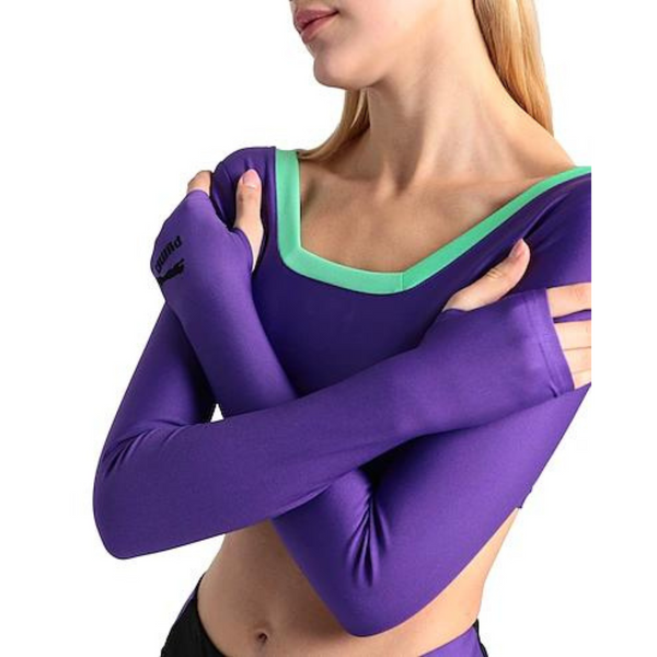 PUMA X DUA LIPA LONGSLEEVE CROPPED TEE R